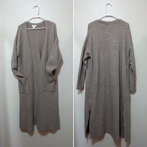 H&M x L.O.G.G Long Open-Front Cardigan